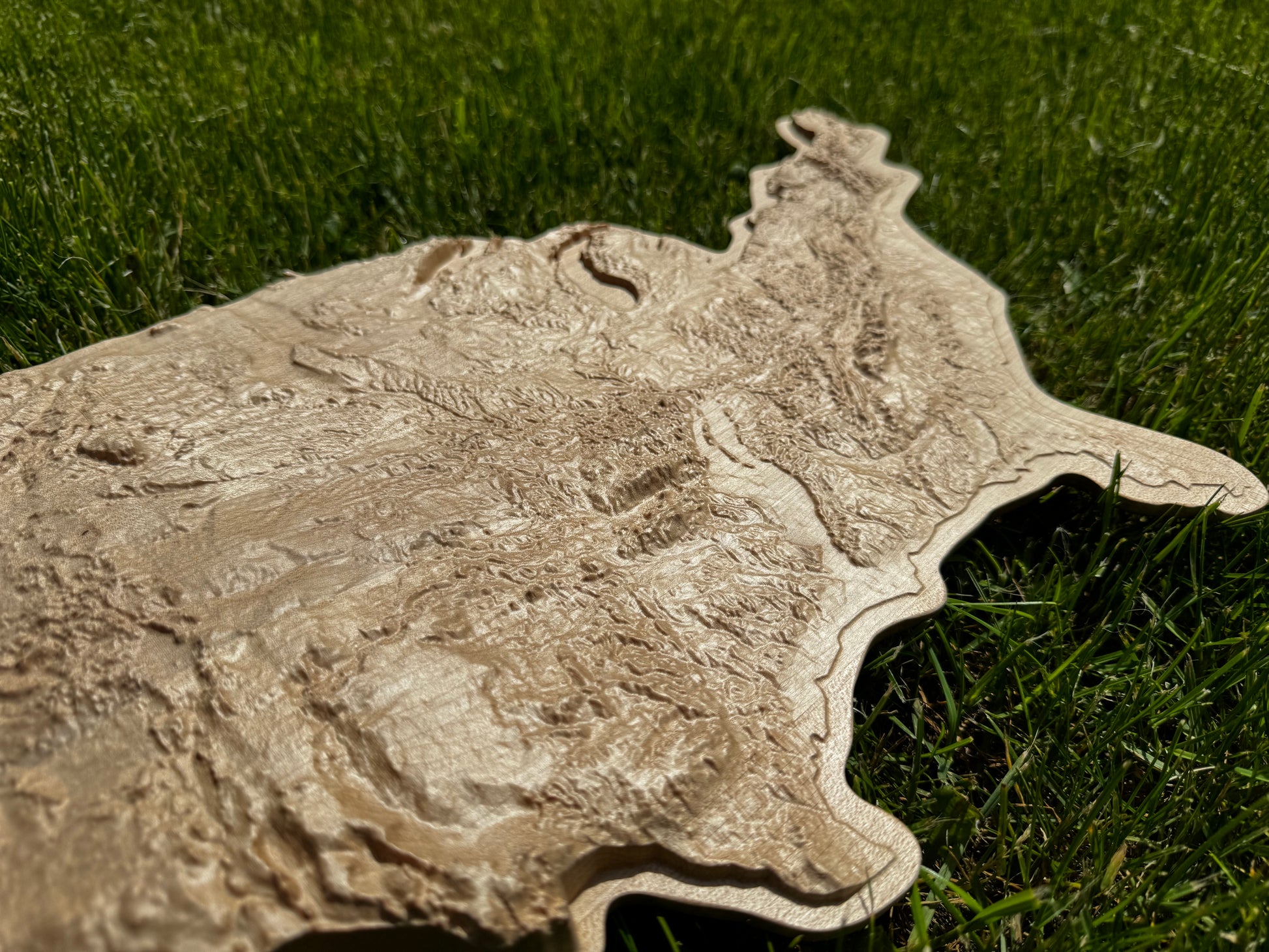 3D USA map color Natural, Wooden travel map, Topographic map, 3D Wooden Map, Relief Map