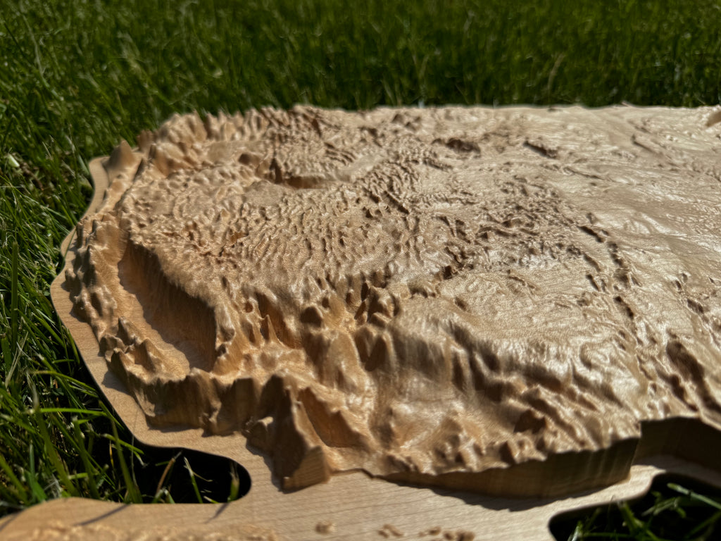 3D USA map color Natural, Wooden travel map, Topographic map, 3D Wooden Map, Relief Map