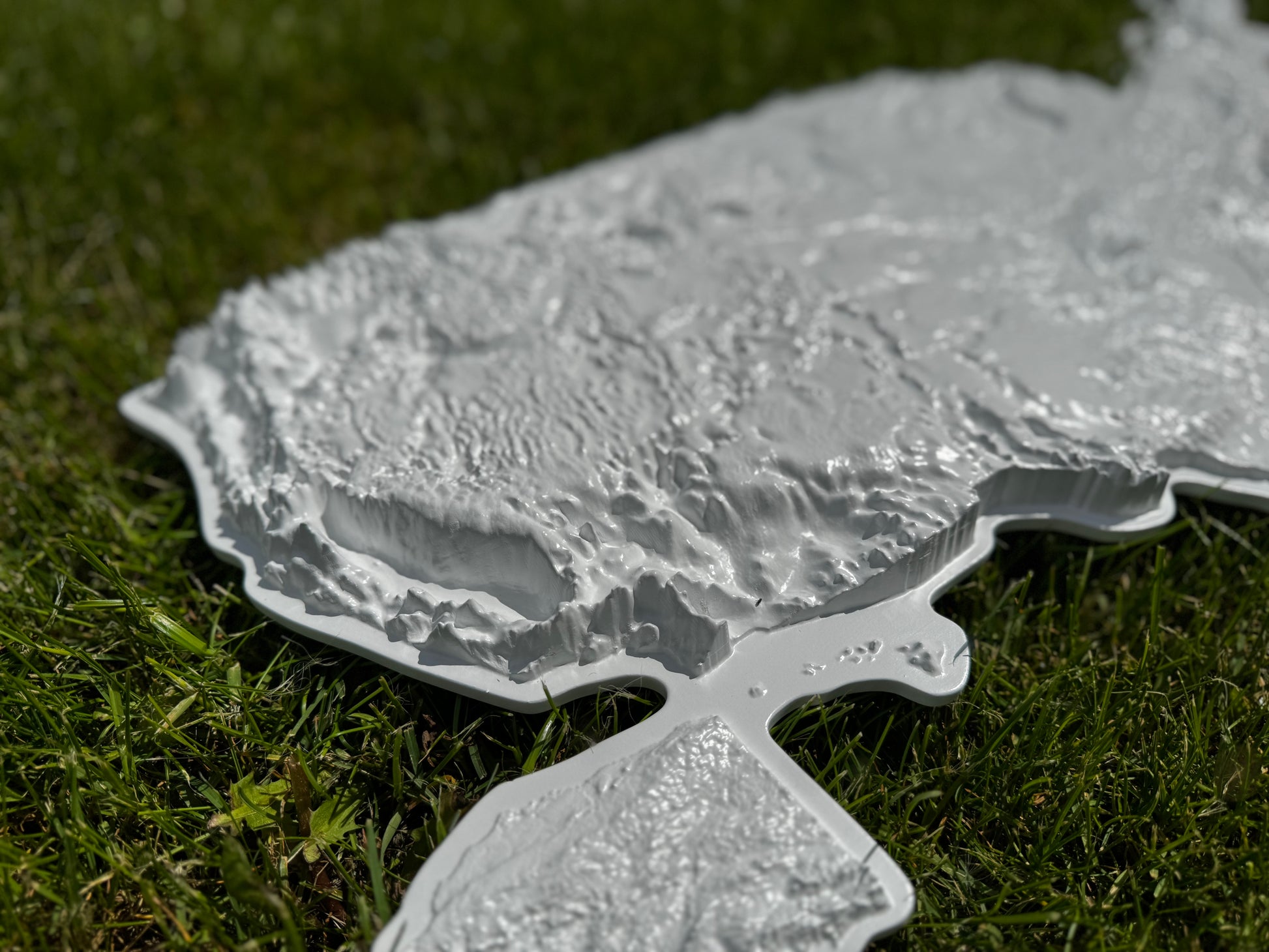 3D USA map color White, Wooden travel map, Topographic map, 3D Wooden Map, Relief Map